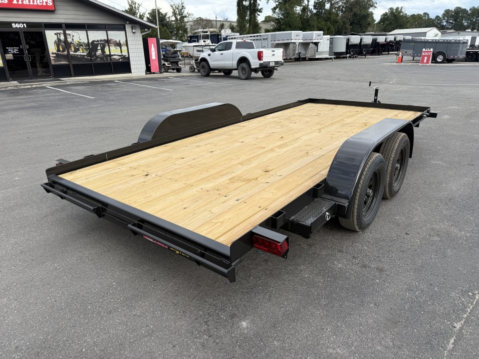 New 60EC-16BK BIG TEX 7' X 16' CAR HAULER W/ SLIDE OUT RAMPS F0R REAR OR SIDE LOAD