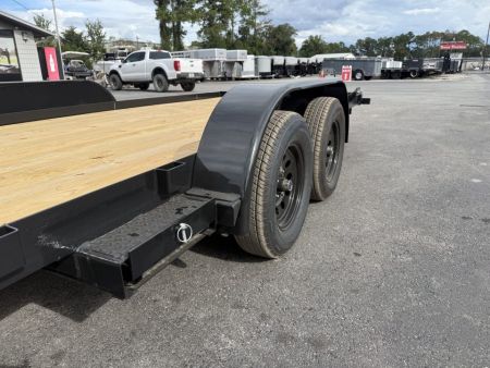 New 60EC-16BK BIG TEX 7' X 16' CAR HAULER W/ SLIDE OUT RAMPS F0R REAR OR SIDE LOAD