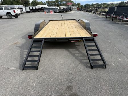New 60EC-16BK BIG TEX 7' X 16' CAR HAULER W/ SLIDE OUT RAMPS F0R REAR OR SIDE LOAD