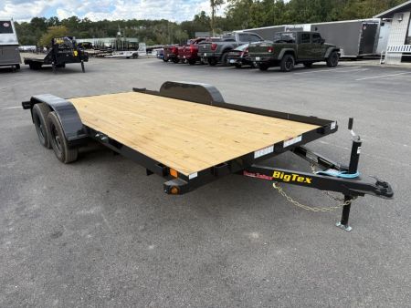 New 60EC-16BK BIG TEX 7' X 16' CAR HAULER W/ SLIDE OUT RAMPS F0R REAR OR SIDE LOAD