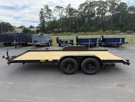 New 60EC-16BK BIG TEX 7' X 16' CAR HAULER W/ SLIDE OUT RAMPS F0R REAR OR SIDE LOAD