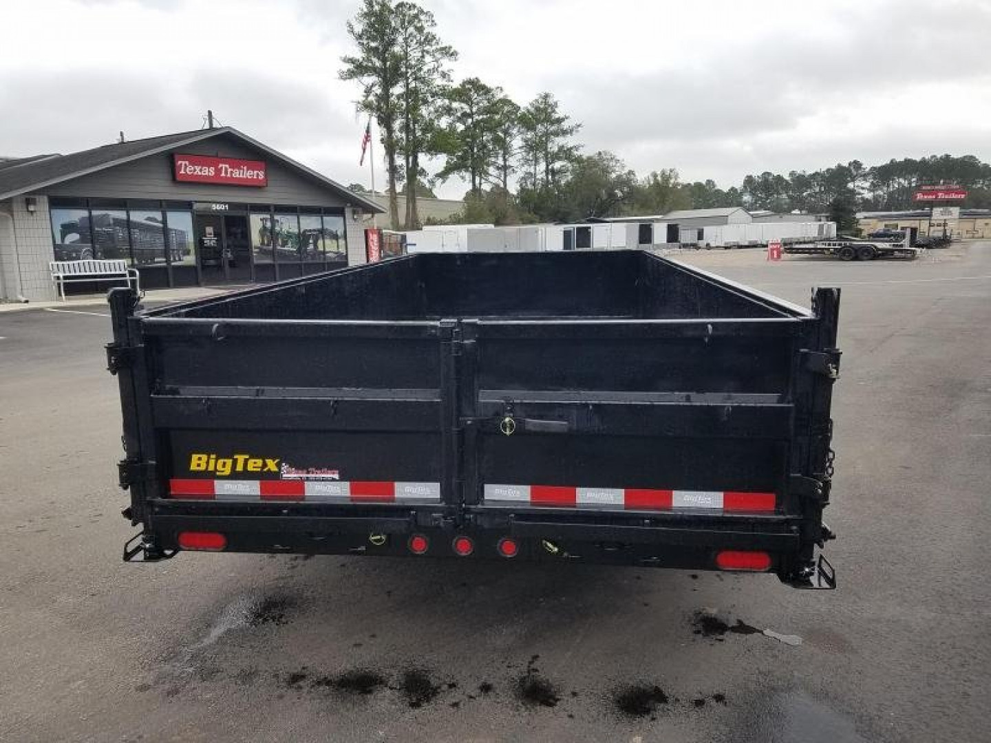 New 16LP-16BK6SIRPD BIG TEX 7' X 16' DUMP TRAILER W/ 2' SIDES