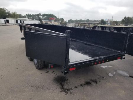 New 16LP-16BK6SIRPD BIG TEX 7' X 16' DUMP TRAILER W/ 2' SIDES