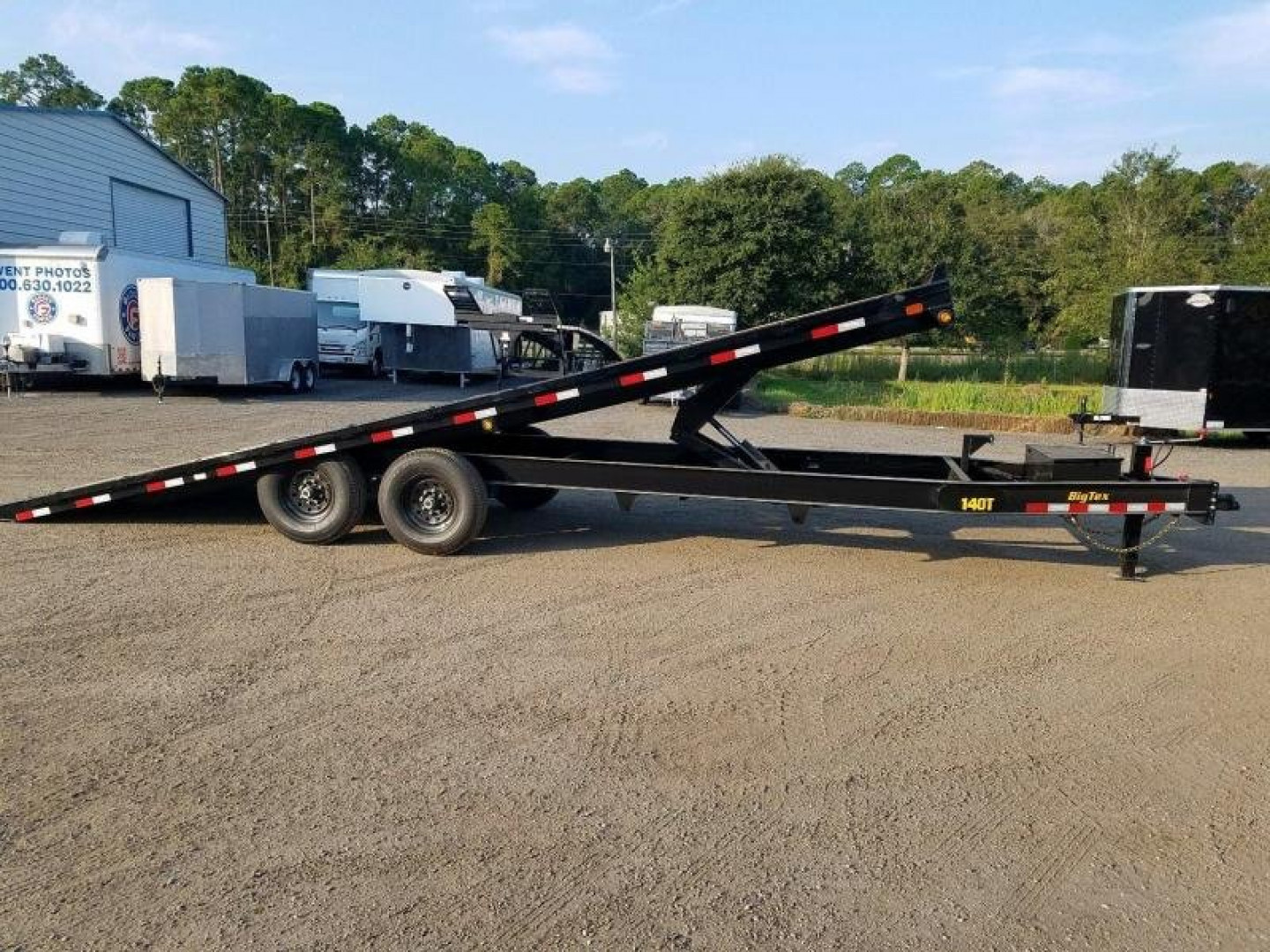 New 14OT-24BK BIG TEX 8.5' X 24' TILT DECK FLATBED TRAILER
