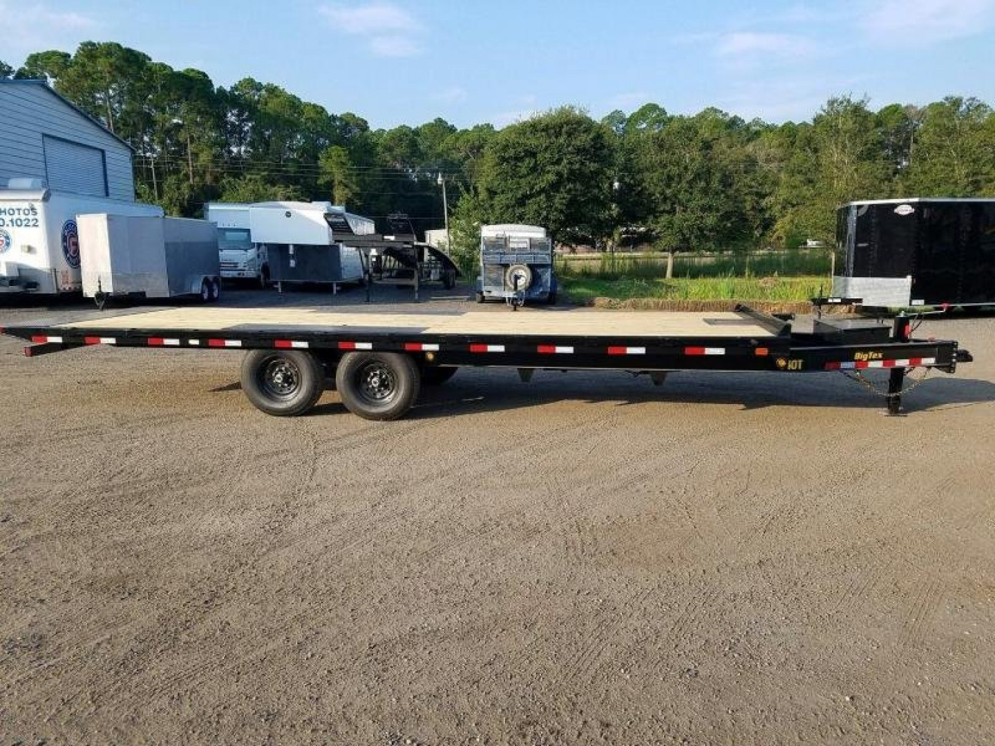 New 14OT-24BK BIG TEX 8.5' X 24' TILT DECK FLATBED TRAILER