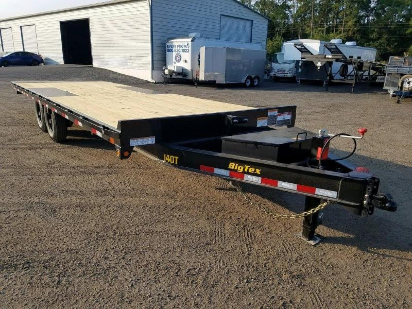 New 14OT-24BK BIG TEX 8.5' X 24' TILT DECK FLATBED TRAILER