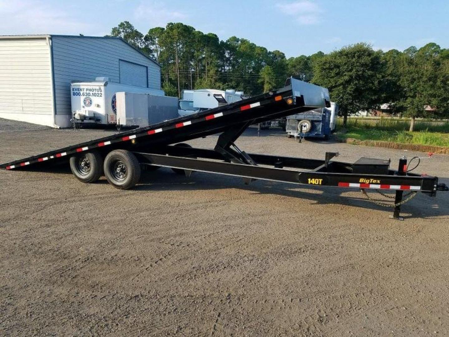 New 14OT-24BK BIG TEX 8.5' X 24' TILT DECK FLATBED TRAILER