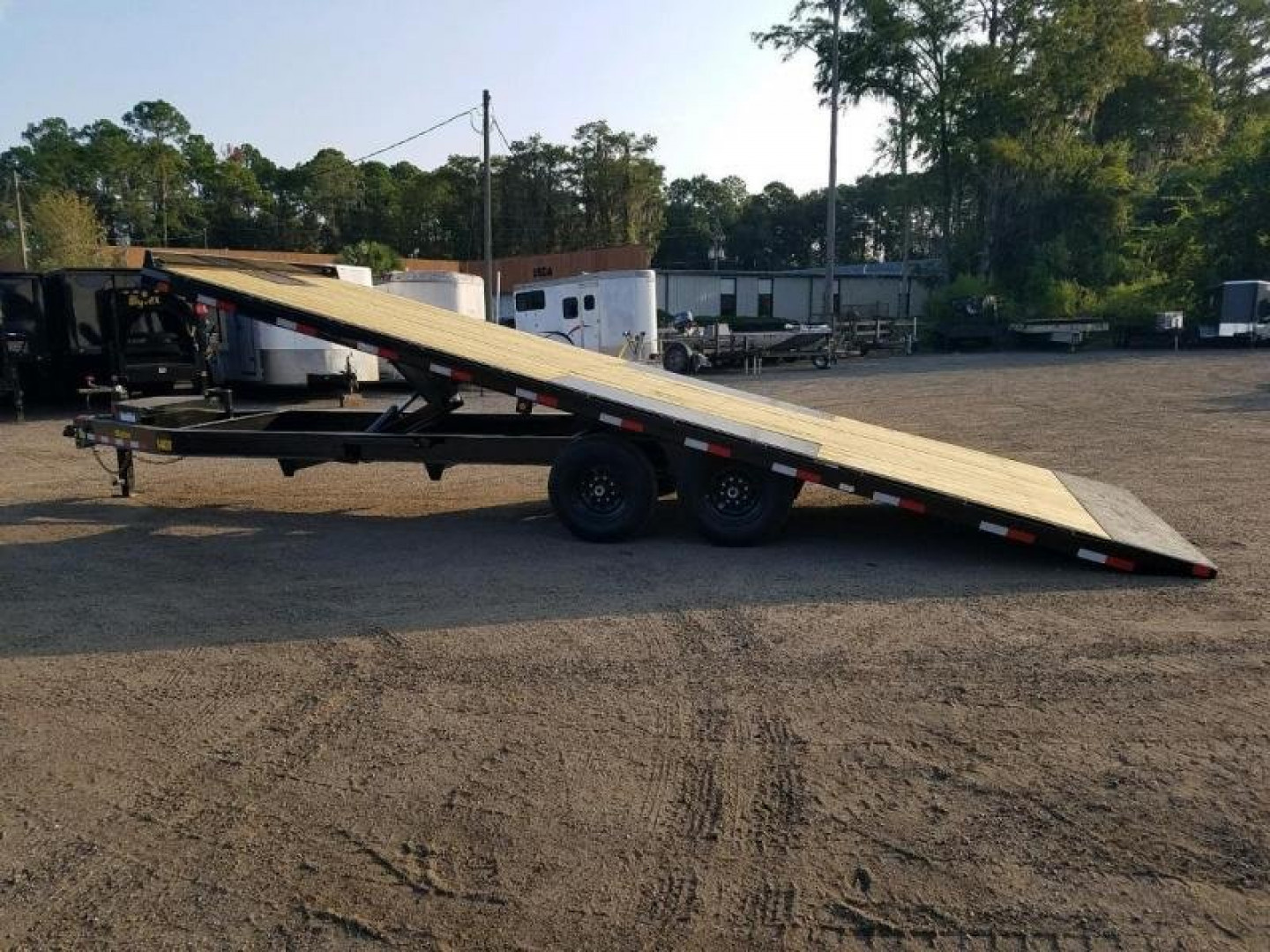 New 14OT-24BK BIG TEX 8.5' X 24' TILT DECK FLATBED TRAILER