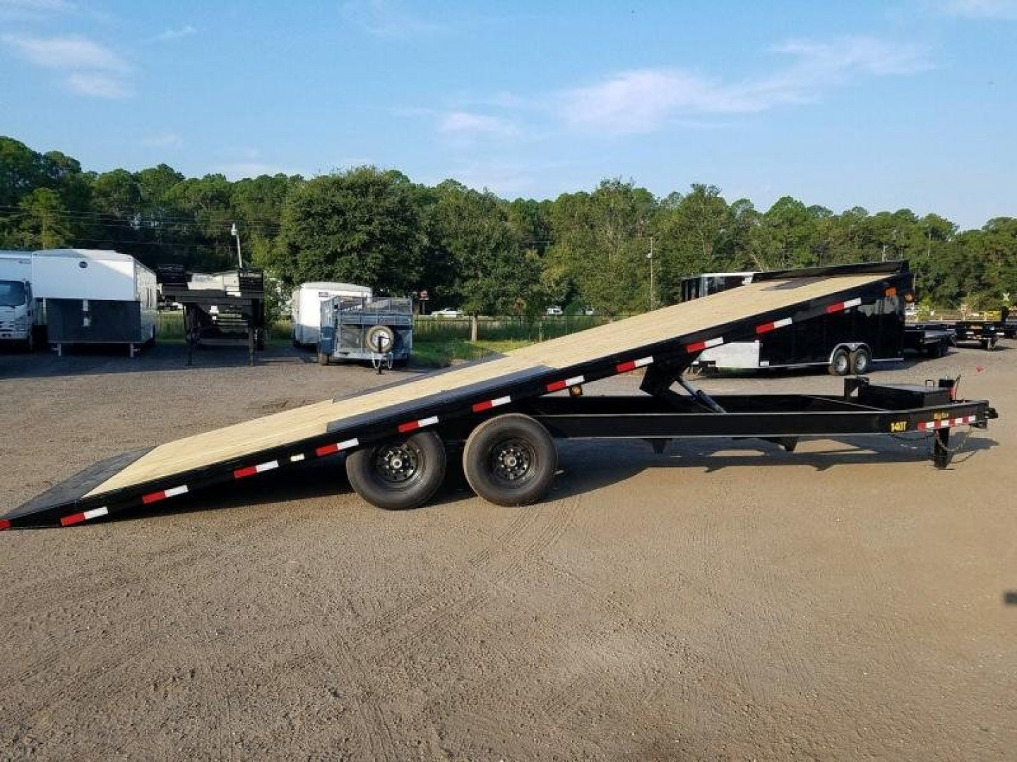 New 14OT-24BK BIG TEX 8.5' X 24' TILT DECK FLATBED TRAILER