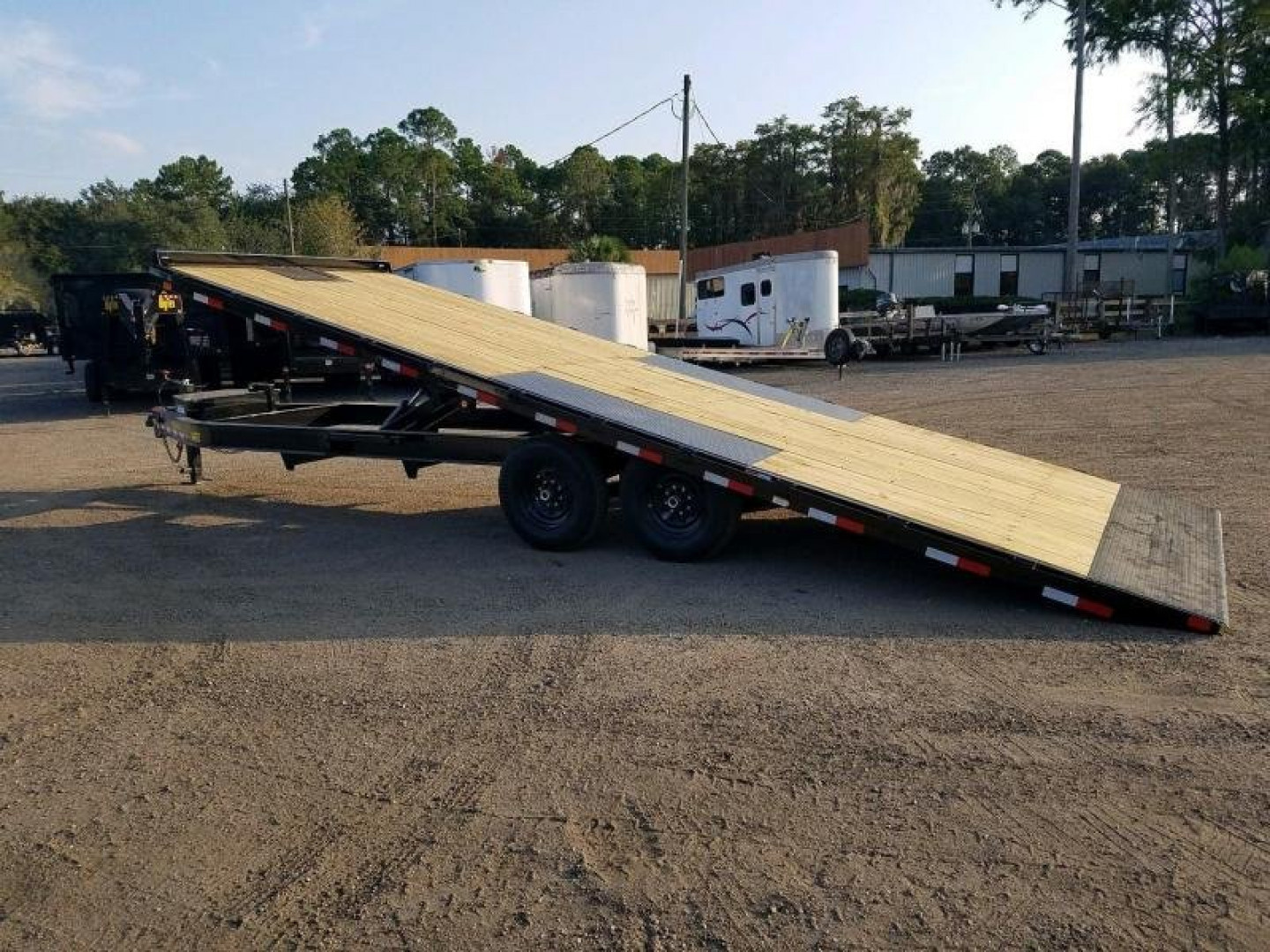 New 14OT-24BK BIG TEX 8.5' X 24' TILT DECK FLATBED TRAILER