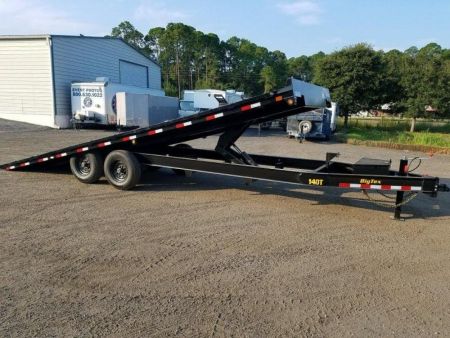 New 14OT-24BK BIG TEX 8.5' X 24' TILT DECK FLATBED TRAILER