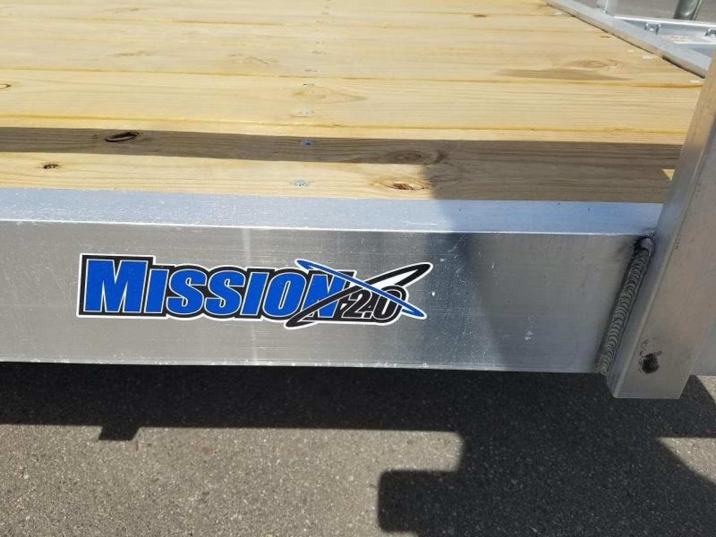 New MLS6.5X162.0W MISSION 6.5' X 16' ALUMINUM FRAME UTILITY TRAILER