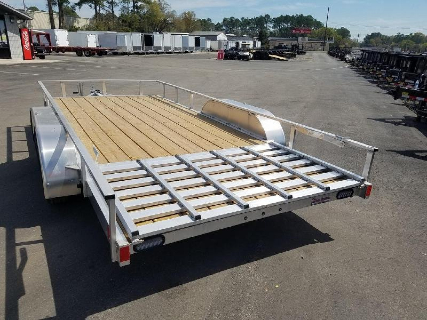 New MLS6.5X162.0W MISSION 6.5' X 16' ALUMINUM FRAME UTILITY TRAILER