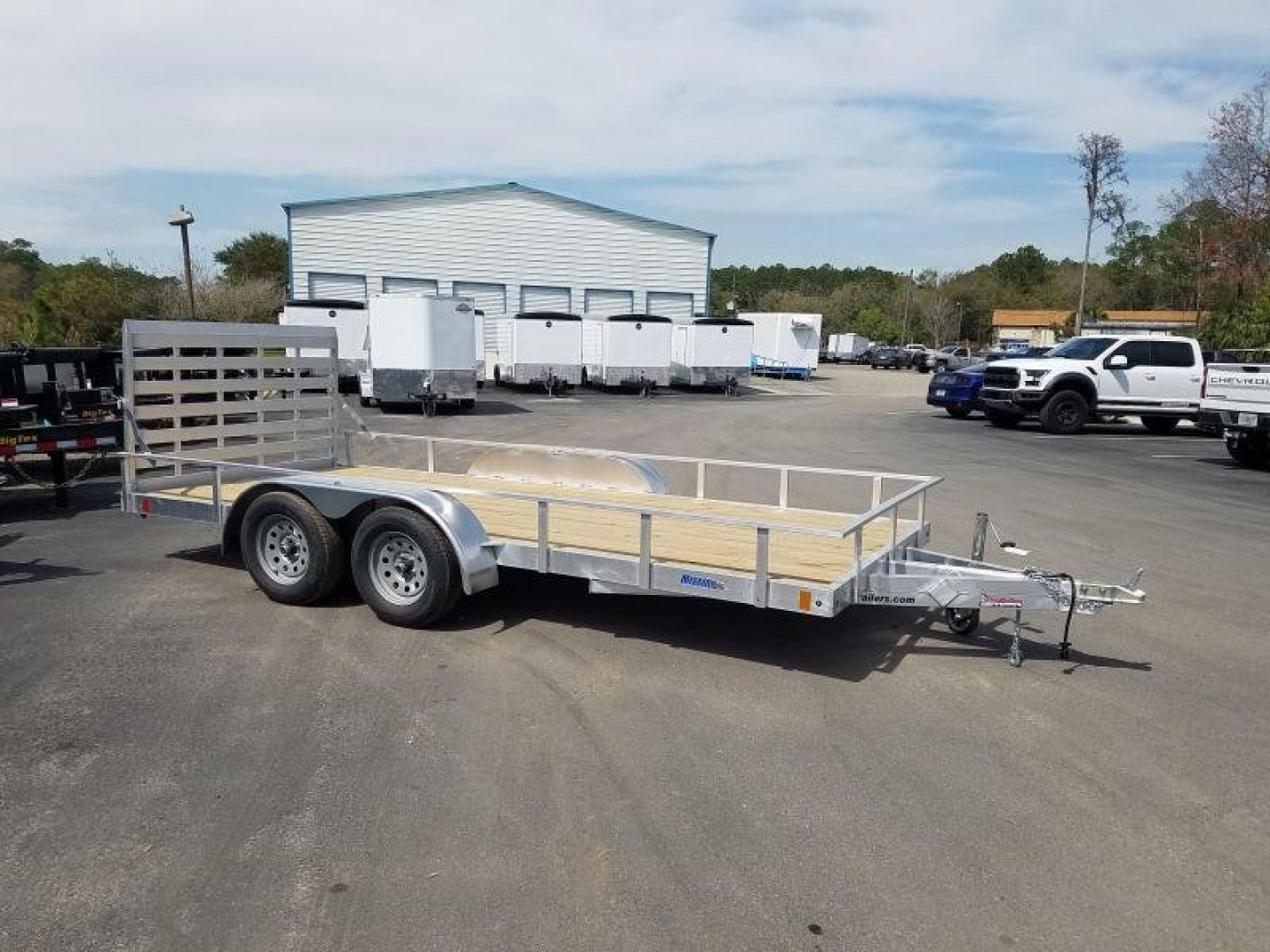 New MLS6.5X162.0W MISSION 6.5' X 16' ALUMINUM FRAME UTILITY TRAILER