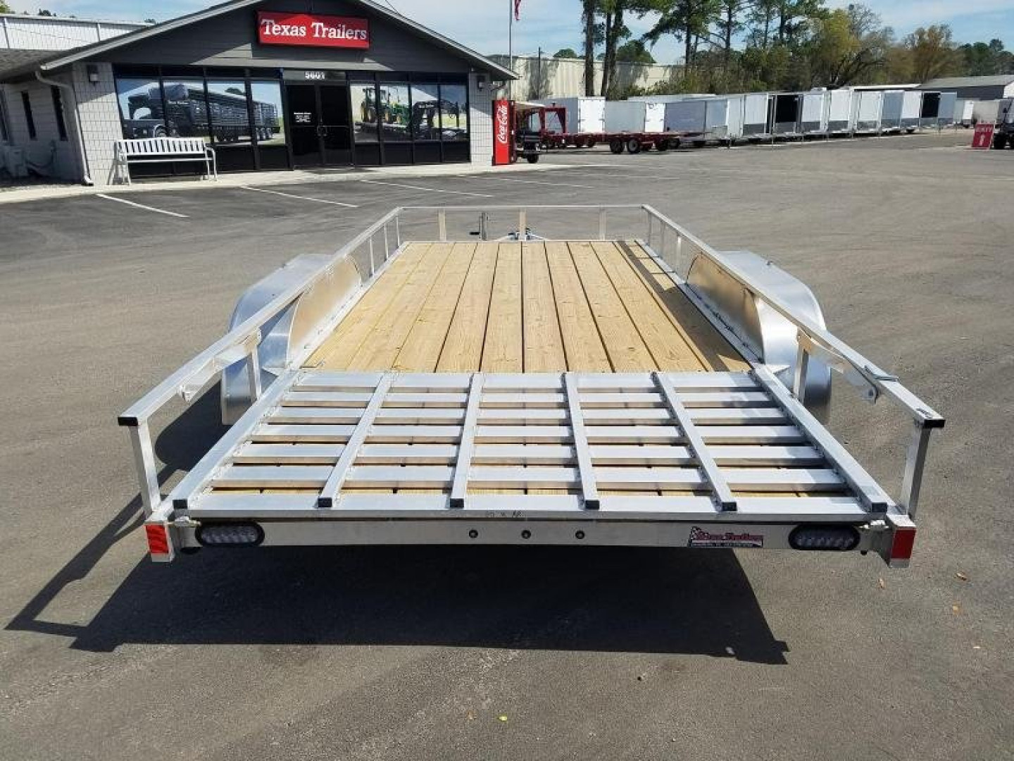 New MLS6.5X162.0W MISSION 6.5' X 16' ALUMINUM FRAME UTILITY TRAILER