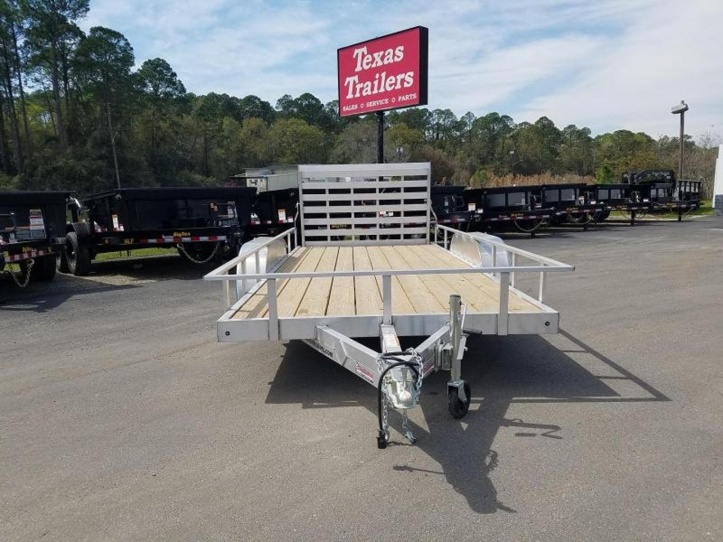 New MLS6.5X162.0W MISSION 6.5' X 16' ALUMINUM FRAME UTILITY TRAILER