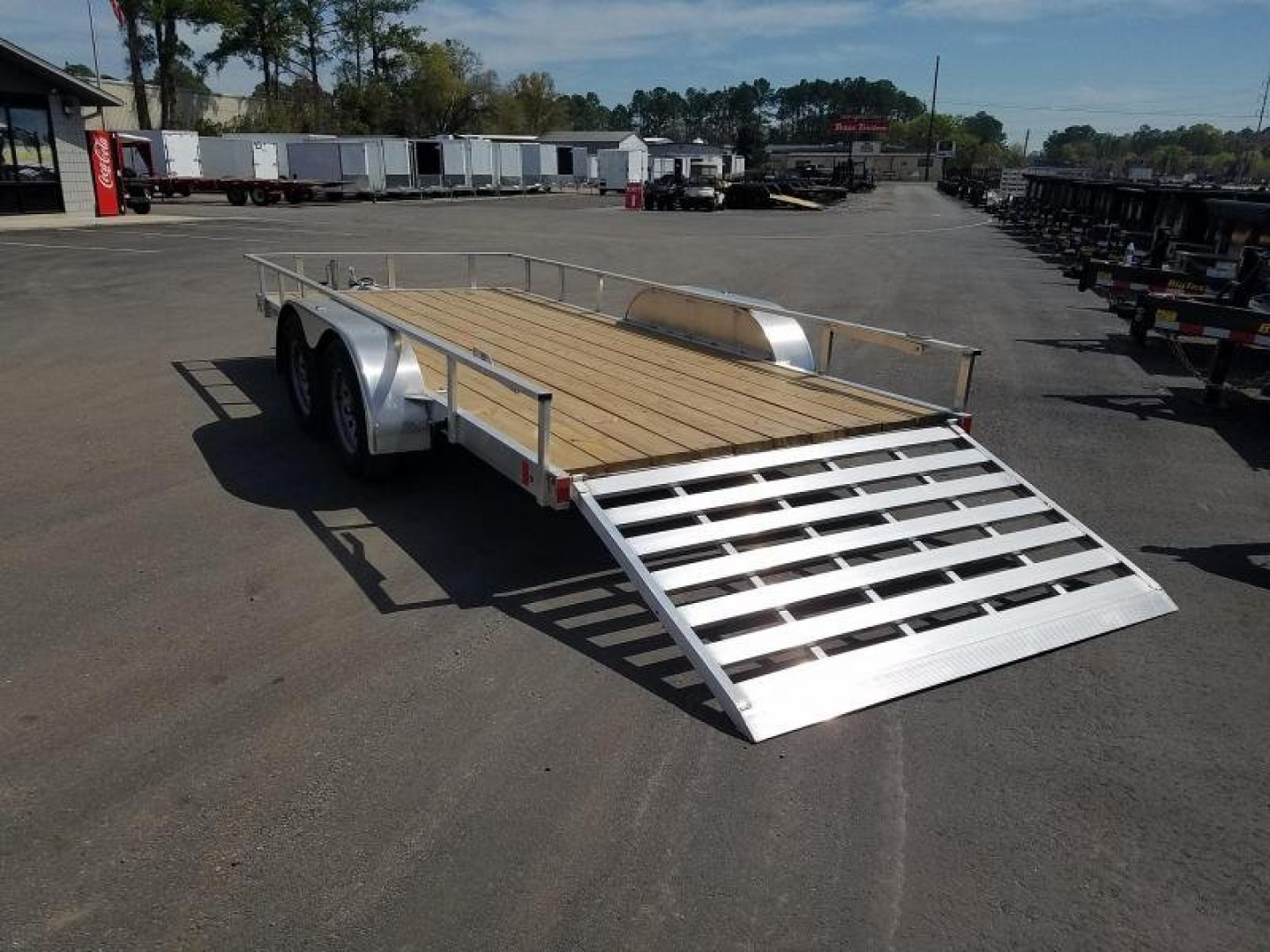 New MLS6.5X162.0W MISSION 6.5' X 16' ALUMINUM FRAME UTILITY TRAILER