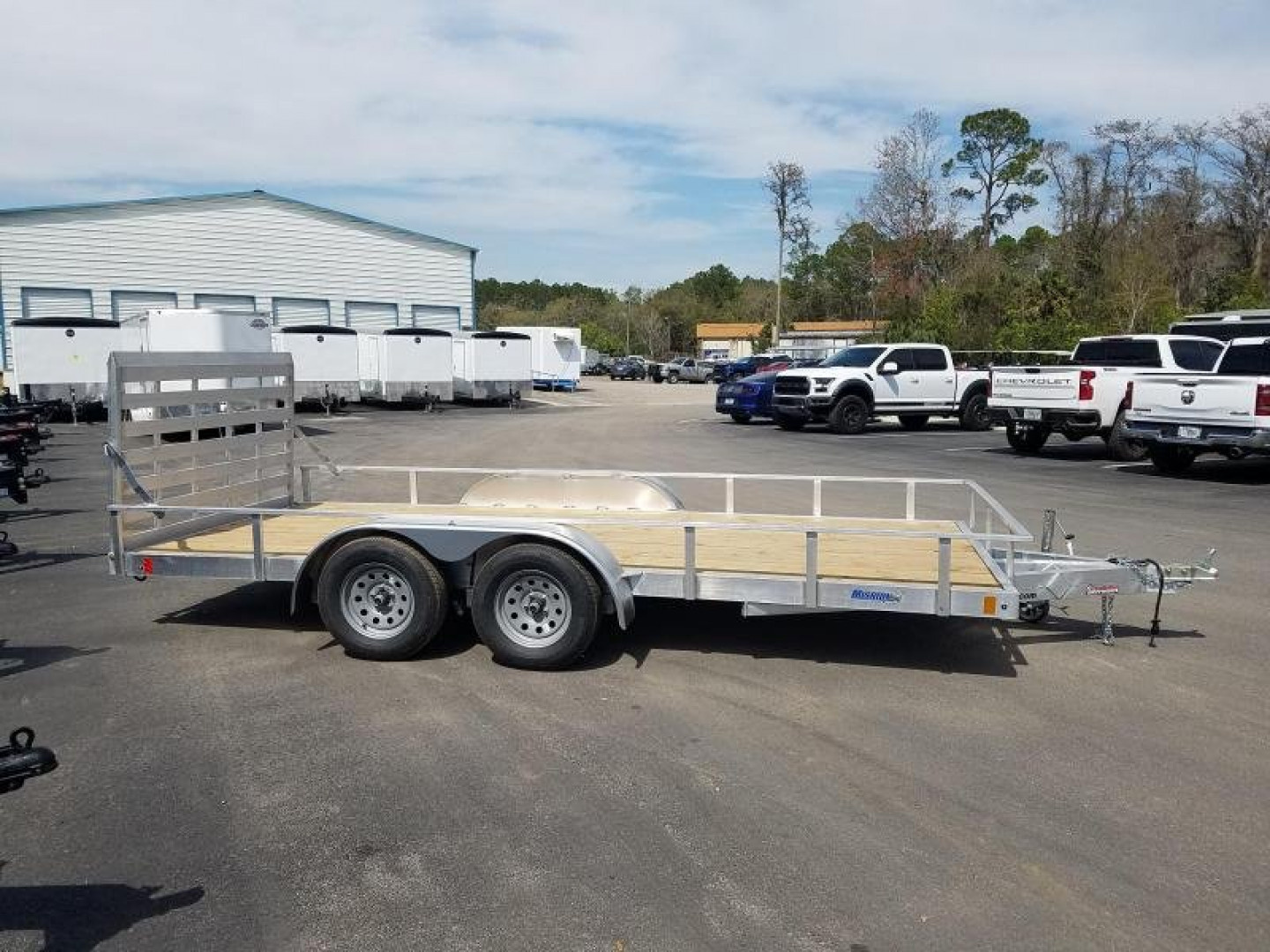 New MLS6.5X162.0W MISSION 6.5' X 16' ALUMINUM FRAME UTILITY TRAILER