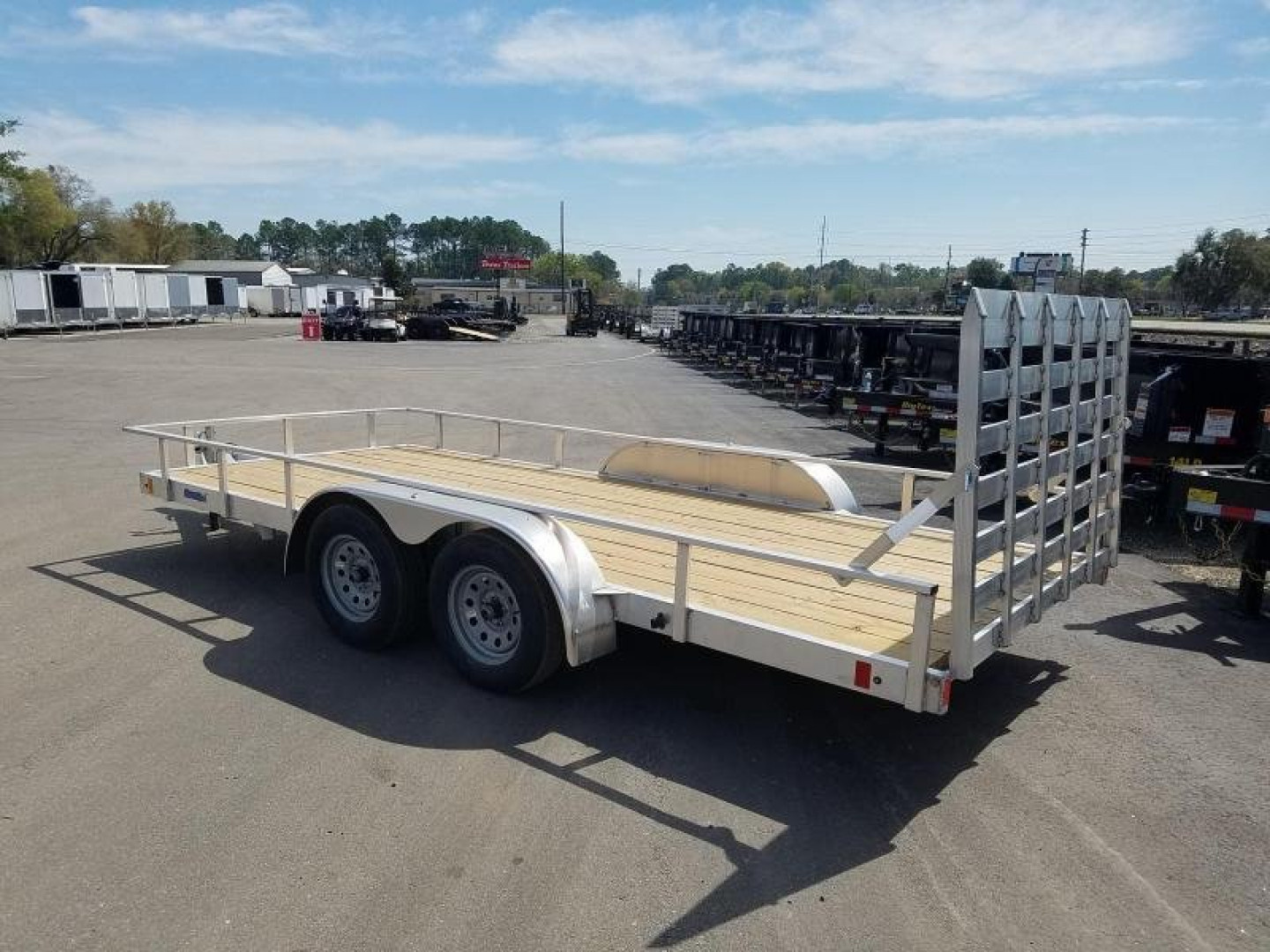 New MLS6.5X162.0W MISSION 6.5' X 16' ALUMINUM FRAME UTILITY TRAILER