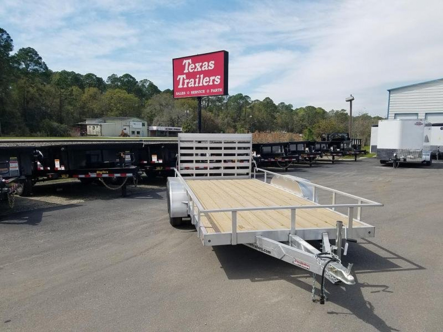 New MLS6.5X162.0W MISSION 6.5' X 16' ALUMINUM FRAME UTILITY TRAILER