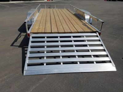 New MLS6.5X162.0W MISSION 6.5' X 16' ALUMINUM FRAME UTILITY TRAILER