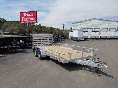 New MLS6.5X162.0W MISSION 6.5' X 16' ALUMINUM FRAME UTILITY TRAILER