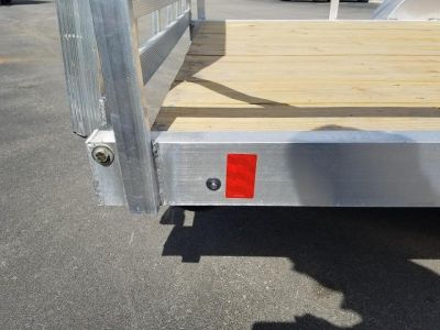 New MLS6.5X162.0W MISSION 6.5' X 16' ALUMINUM FRAME UTILITY TRAILER