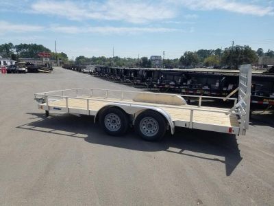 New MLS6.5X162.0W MISSION 6.5' X 16' ALUMINUM FRAME UTILITY TRAILER