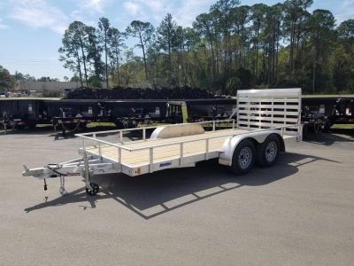 New MLS6.5X162.0W MISSION 6.5' X 16' ALUMINUM FRAME UTILITY TRAILER