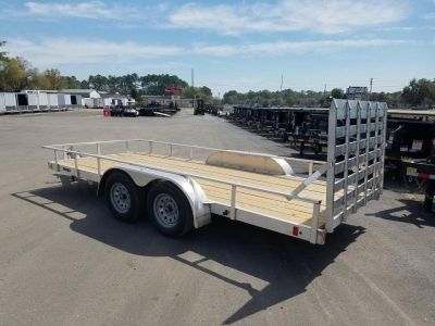 New MLS6.5X162.0W MISSION 6.5' X 16' ALUMINUM FRAME UTILITY TRAILER