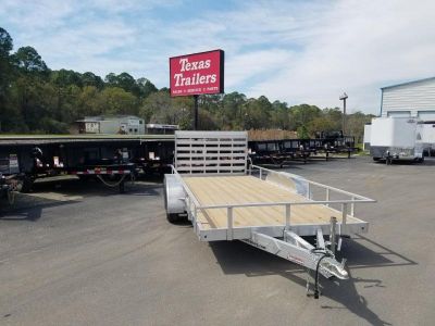 New MLS6.5X162.0W MISSION 6.5' X 16' ALUMINUM FRAME UTILITY TRAILER