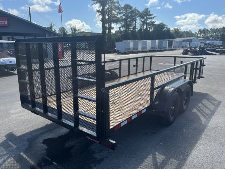 New LM61810 TEXAS TRAILERS 6'10" X 18' LAWN MAINTENANCE TRAILER
