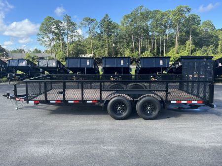 New LM61810 TEXAS TRAILERS 6'10" X 18' LAWN MAINTENANCE TRAILER