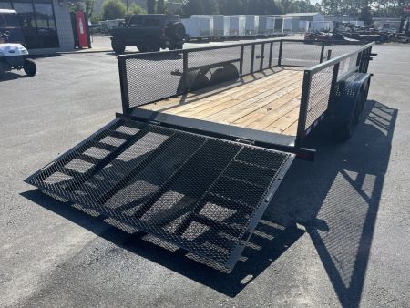 New LM61810 TEXAS TRAILERS 6'10" X 18' LAWN MAINTENANCE TRAILER