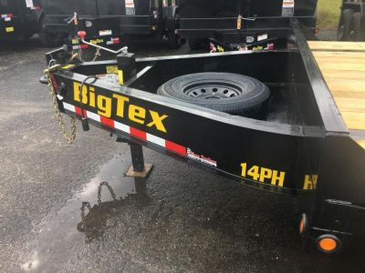New 14PH-25BK+5MR BIG TEX 8.5' X 30' FLATBED TRAILER W/ MEGA RAMPS