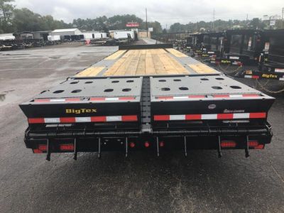 New 14PH-25BK+5MR BIG TEX 8.5' X 30' FLATBED TRAILER W/ MEGA RAMPS