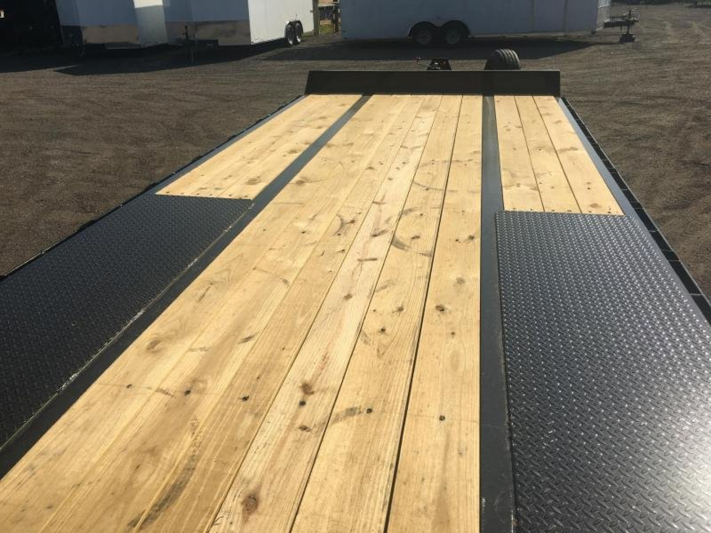 New 25PH-20BK+5MR BIG TEX 8.5' X 25' FLATBED TRAILER W/ MEGA RAMPS & UPGRADED TIRES