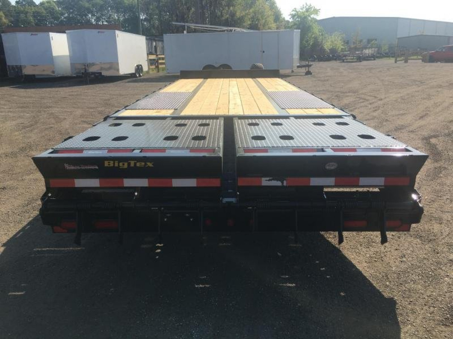 New 25PH-20BK+5MR BIG TEX 8.5' X 25' FLATBED TRAILER W/ MEGA RAMPS & UPGRADED TIRES