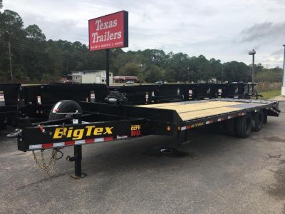 New 22PH-20BK+5MR BIG TEX 8.5' X 25' FLATBED TRAILER