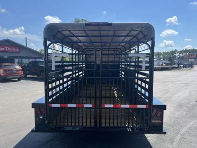 New ST2012G TEXAS TRAILERS 20' GOOSENECK STOCK TRAILER