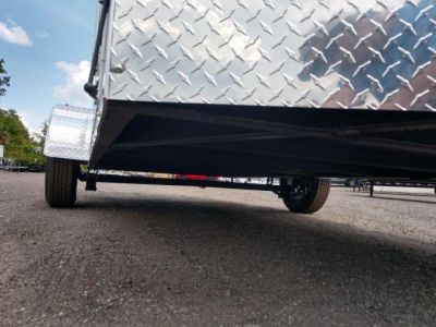 New GANS612SA CARGO MATE 6' X 12' ENCLOSED CARGO TRAILER W/ REAR RAMP DOOR & SIDE DOOR