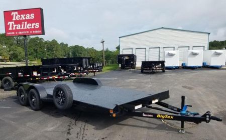 New 70DM-20BK BIG TEX 7' X 20' STEEL DECK CAR HAULER
