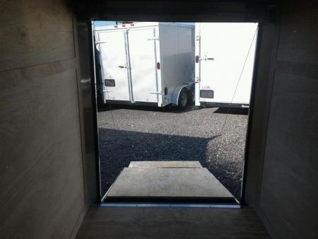 New GANS58SA CARGO MATE 5' X 8' ENCLOSED CARGO TRAILER W/ REAR RAMP DOOR & SIDE DOOR