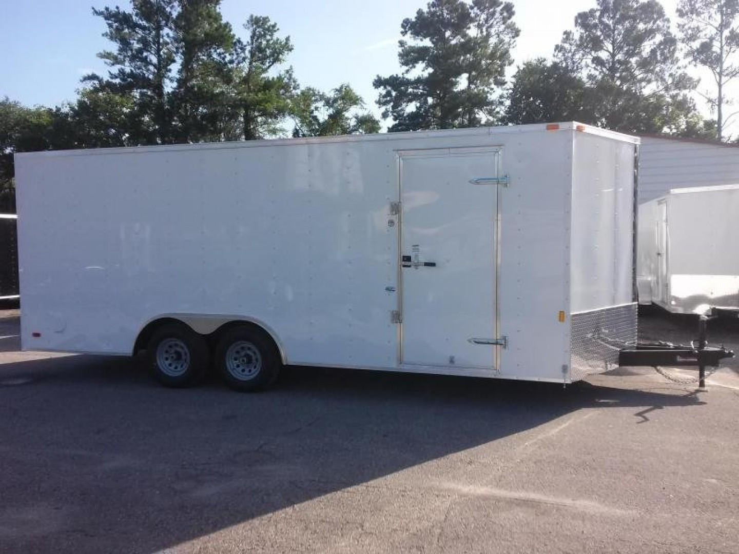New GANS8520TA3 CARGO MATE 8.5' X 20' ENCLOSED CARGO TRAILER W/ REAR RAMP DOOR & SIDE DOOR