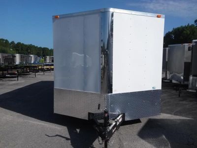 New GANS8520TA3 CARGO MATE 8.5' X 20' ENCLOSED CARGO TRAILER W/ REAR RAMP DOOR & SIDE DOOR