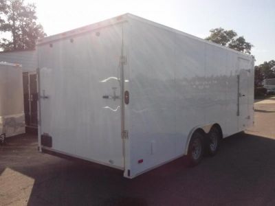 New GANS8520TA3 CARGO MATE 8.5' X 20' ENCLOSED CARGO TRAILER W/ REAR RAMP DOOR & SIDE DOOR