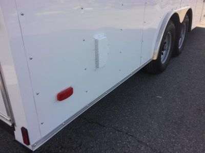 New GANS8520TA3 CARGO MATE 8.5' X 20' ENCLOSED CARGO TRAILER W/ REAR RAMP DOOR & SIDE DOOR