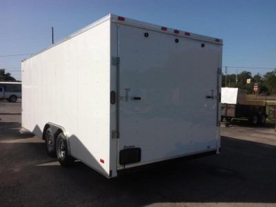 New GANS8520TA3 CARGO MATE 8.5' X 20' ENCLOSED CARGO TRAILER W/ REAR RAMP DOOR & SIDE DOOR