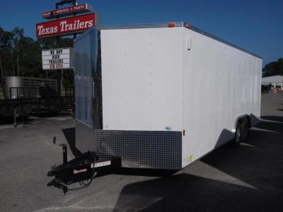 New GANS8520TA3 CARGO MATE 8.5' X 20' ENCLOSED CARGO TRAILER W/ REAR RAMP DOOR & SIDE DOOR