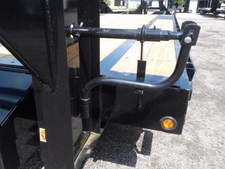 New 14GN-25D5A BIG TEX 8.5' X 25' GOOSENECK FLAT BED W/ 5' FOLD UP RAMPS & FREE SPARE *NON-CDL*